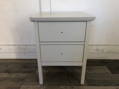 Lot 5  
            Edinburgh SR21 - Delivery Or Collection 

                
JOHN LEWIS WILTON 2 DRAWER BEDSIDE TABLE ORIGINAL RRP £119: LOCATION - FRONT FLOO...
