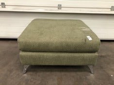 Lot 60  
            Edinburgh SR21 - Delivery Or Collection 

                
DFS.COM PLAIN LARGE FOOTSTOOL DAWSON PLAIN SAGE ORIGINAL RRP £369:: LOCATION - LE...