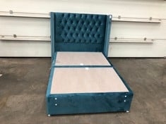 Lot 64  
            Edinburgh SR21 - Delivery Or Collection 

                
DOUBLE 4 DRAWER CONTINENTAL DIVAN BED FRAME OPULENCE VELVET TEAL ORIGINAL RRP £92...