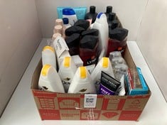 Lot 18  
            Edinburgh SR21 - Collection Only 

                
QUANTITY OF HEALTH & BEAUTY ITEMS TO INCLUDE DOVE CREAMY INDULGE BODY WASH SHOWER...