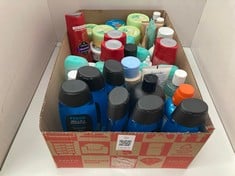 Lot 32  
            Edinburgh SR21 - Collection Only 

                
QUANTITY OF HEALTH & BEAUTY ITEMS TO INCLUDE MEN FRESH 3IN1 SHOWER GEL, 2 X 500ML...
