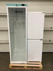 Lot 76  
            Edinburgh SR21 - Collection Only 

                
LEC MEDICAL FREESTANDING GLASS DOOR FRIDGE + WHITE FREESTANDING FRIDGE FREEZER - ...