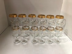 Lot 94  
            Edinburgh SR21 - Collection Only 

                
6 X WINE GLASSES, 6 X WHISKEY GLASSES AND 6 X SHERRY GLASSES - COLLECTION ONLY - ...