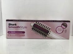 Lot 133  
            Edinburgh SR34RED - Delivery Only 

                
SHARK SMOOTHSTYLE HEATED BRUSH AND COMB, WET & DRY MODES, SMOOTHING HOT AIR BRUSH...