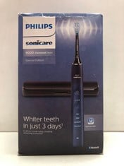 Lot 155  
            Edinburgh SR34RED - Delivery Only 

                
PHILIPS SONICARE DIAMONDCLEAN 9000 SERIES POWER ELECTRIC TOOTHBRUSH SPECIAL EDITI...
