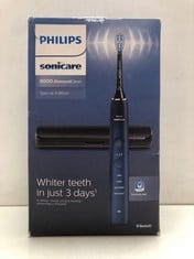 Lot 156  
            Edinburgh SR34RED - Delivery Only 

                
PHILIPS SONICARE DIAMONDCLEAN 9000 SERIES POWER ELECTRIC TOOTHBRUSH SPECIAL EDITI...