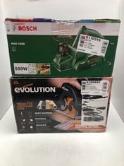 Lot 164  
            Edinburgh SR34RED - Delivery Only 

                
EVOLUTION POWER TOOLS R185CCSX CIRCULAR SAW WITH 1020 MM 3-PIECE TRACK | MULTI-MA...