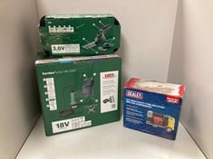 Lot 174  
            Edinburgh SR34RED - Delivery Only 

                
QUANTITY OF TOOLS & HOME IMPROVEMENT ITEMS TO INCLUDE BOSCH CORDLESS SUBMERSIBLE ...