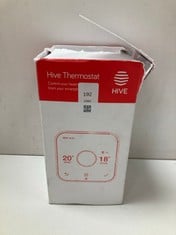 Lot 192  
            Edinburgh SR34RED - Delivery Only 

                
HIVE THERMOSTAT FOR HEATING CONTROL FOR COMBI BOILERS: LOCATION - A RACK