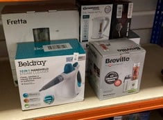 Lot 194  
            Edinburgh SR34RED - Delivery Only 

                
QUANTITY OF KITCHEN & APPLIANCES ITEMS TO INCLUDE BREVILLE BLEND ACTIVE PERSONAL ...