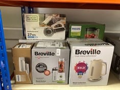 Lot 203  
            Edinburgh SR34RED - Delivery Only 

                
QUANTITY OF KITCHEN & APPLIANCES ITEMS TO INCLUDE BREVILLE BOLD VANILLA CREAM ELE...