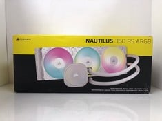 Lot 222  
            Edinburgh SR34RED - Delivery Only 

                
CORSAIR NAUTILUS 360 RS ARGB LIQUID CPU COOLER 360MM AIO LOW-NOISE DIRECT MOTHERB...