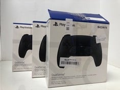 Lot 225  
            Edinburgh SR34RED - Delivery Only 

                
3 X SONY PLAYSTATION DUALSENSE WIRELESS CONTROLLER MIDNIGHT BLACK FOR PLAYSTATION...