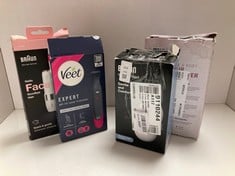 Lot 244  
            Edinburgh SR34RED - Delivery Only 

                
QUANTITY OF HEALTH & BEAUTY ITEMS TO INCLUDE BRAUN NASAL ASPIRATOR 1 - MUCUS REMO...