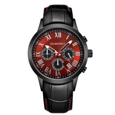 Lot 26  
            Edinburgh SR34RED - Delivery Only 

                
HAND ASSEMBLED GLOBENFELD LIMITED EDITION ROMAN CHRONO BLACK RED WATCH SKU:GF0014...