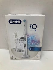 Lot 307  
            Edinburgh SR34RED - Delivery Only 

                
ORAL-B IO8 ELECTRIC TOOTHBRUSHES FOR ADULTS, APP CONNECTED HANDLE, 1 TOOTHBRUSH H...