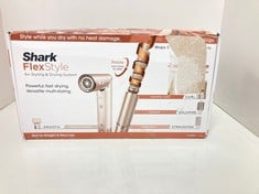 Lot 31  
            Edinburgh SR34RED - Delivery Only 

                
SHARK FLEXSTYLE 4-IN-1 AIR STYLER & HAIR DRYER WITH AUTO-WRAP CURLERS, PADDLE BRU...