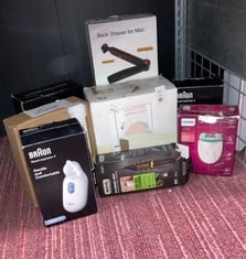 Lot 331  
            Edinburgh SR34RED - Delivery Only 

                
QUANTITY OF HEALTH & BEAUTY ITEMS TO INCLUDE BRAUN NASAL ASPIRATOR 1 - MUCUS REMO...