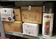 Lot 367  
            Edinburgh SR34RED - Delivery Only 

                
QUANTITY OF KITCHEN & APPLIANCES ITEMS TO INCLUDE LAVAZZA A MODO MIO MILK EASY FR...