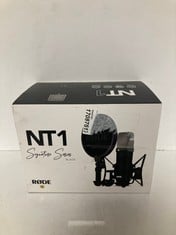 Lot 375  
            Edinburgh SR34RED - Delivery Only 

                
RØDE NT1 SIGNATURE SERIES LARGE-DIAPHRAGM CONDENSER MICROPHONE WITH SHOCK MOUNT, ...