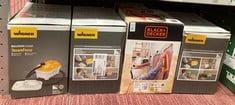 Lot 400  
            Edinburgh SR34RED - Delivery Only 

                
QUANTITY OF TOOLS & HOME IMPROVEMENT ITEMS TO INCLUDE BLACK+DECKER WALLPAPER STEA...