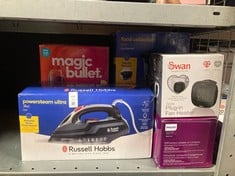 Lot 426  
            Edinburgh SR34RED - Delivery Only 

                
QUANTITY OF KITCHEN & APPLIANCES ITEMS TO INCLUDE SWAN SH27010N PLUG-IN FAN HEATE...