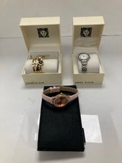 Lot 457  
            Edinburgh SR34RED - Delivery Only 

                
QUANTITY OF WATCHES ITEMS TO INCLUDE ANNE KLEIN DRESS WATCH AK/3292BKST: LOCATION...
