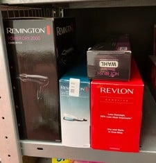 Lot 458  
            Edinburgh SR34RED - Delivery Only 

                
QUANTITY OF HEALTH & BEAUTY ITEMS TO INCLUDE WAHL HOT BRUSH, BARREL HOT HAIRBRUSH...