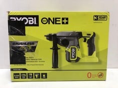 Lot 45  
            Edinburgh SR34RED - Delivery Only 

                
RYOBI RSDS18BL-0 18V ONE+ CORDLESS BRUSHLESS SDS+ DRILL 18 + ID REQUIRED : LOCATI...