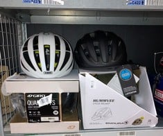 Lot 471  
            Edinburgh SR34RED - Delivery Only 

                
QUANTITY OF SPORTS & EXERCISE ITEMS TO INCLUDE GIRO - QUARTER FS HELMET, HELMETS,...