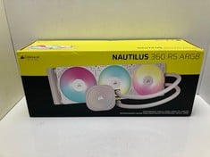 Lot 476  
            Edinburgh SR34RED - Delivery Only 

                
CORSAIR NAUTILUS 360 RS ARGB LIQUID CPU COOLER – 360MM AIO – LOW-NOISE – DIRECT M...