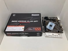 Lot 478  
            Edinburgh SR34RED - Delivery Only 

                
MSI B650 GAMING PLUS WIFI MOTHERBOARD, ATX - SUPPORTS AMD RYZEN 9000 / 8000 / 700...