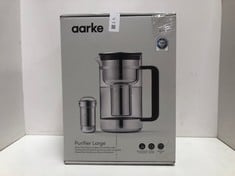 Lot 47  
            Edinburgh SR34RED - Delivery Only 

                
AARKE PURIFIER LARGE, WATER FILTER JUG IN GLASS AND STAINLESS STEEL, 1.7L / 7 CUP...