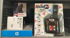 Lot 586  
            Edinburgh SR34RED - Delivery Only 

                
QUANTITY OF TV & AUDIO ITEMS TO INCLUDE ROCKJAM BLUETOOTH KARAOKE MACHINE WITH TW...