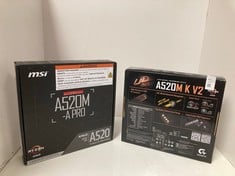 Lot 591  
            Edinburgh SR34RED - Delivery Only 

                
MSI A520M-A PRO GAMING MOTHERBOARD (AMD RYZEN 5000, AM4, DDR4, PCIE 3.0, SATA 6GB...