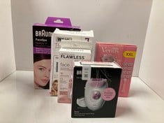 Lot 609  
            Edinburgh SR34RED - Delivery Only 

                
QUANTITY OF HEALTH & BEAUTY ITEMS TO INCLUDE BRAUN FACESPA FACE EPILATOR, HAIR RE...