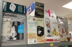 Lot 670  
            Edinburgh SR34RED - Delivery Only 

                
QUANTITY OF KITCHEN & APPLIANCES ITEMS TO INCLUDE TASSIMO TAS3102GB COFFEE MACHIN...