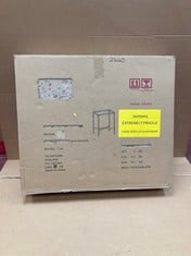 Lot 683  
            Edinburgh SR34RED - Delivery Only 

                
ASTLEY GOLD SIDE TABLE 77 X 16.5 X 66.5 CM: LOCATION - CORNER RACK