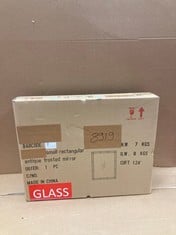 Lot 687  
            Edinburgh SR34RED - Delivery Only 

                
ASTLEY BARTLEY SMALL MIRROR 64 X 52 X 11 CM: LOCATION - CORNER RACK