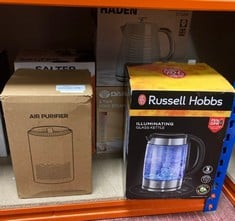 Lot 71  
            Edinburgh SR34RED - Delivery Only 

                
QUANTITY OF KITCHEN & APPLIANCES ITEMS TO INCLUDE RUSSELL HOBBS ILLUMINATING 1.7L...