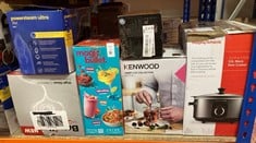 Lot 723  
            Edinburgh SR34RED - Delivery Only 

                
QUANTITY OF KITCHEN & APPLIANCES ITEMS TO INCLUDE RUSSELL HOBBS STEAM IRON [3100W...