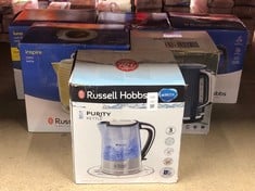 Lot 143  
            Edinburgh SR24 - Delivery Only 

                
QUANTITY OF KITCHEN & APPLIANCES ITEMS TO INCLUDE RUSSELL HOBBS TEXTURES ELECTRIC...