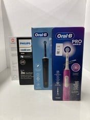 Lot 149  
            Edinburgh SR24 - Delivery Only 

                
QUANTITY OF HEALTH & BEAUTY ITEMS TO INCLUDE ORAL-B PRO JUNIOR ELECTRIC TOOTHBRUS...