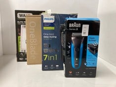 Lot 151  
            Edinburgh SR24 - Delivery Only 

                
QUANTITY OF HEALTH & BEAUTY ITEMS TO INCLUDE BRAUN SERIES 3 ELECTRIC SHAVER FOR M...
