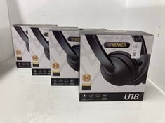 Lot 158  
            Edinburgh SR24 - Delivery Only 

                
4 X U17D 3M LENGTH NOISE CANCELLING HEADSET - STEREO HEADPHONE FOR PC, LAPTOP USB...