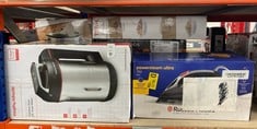 Lot 165  
            Edinburgh SR24 - Delivery Only 

                
QUANTITY OF KITCHEN& APPLIANCES ITEMS TO INCLUDE RUSSELL HOBBS POWERSTEAM ULTRA B...