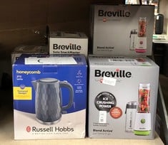 Lot 189  
            Edinburgh SR24 - Delivery Only 

                
QUANTITY OF KITCHEN & APPLIANCES ITEMS TO INCLUDE BREVILLE BLEND ACTIVE PERSONAL ...