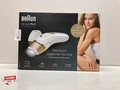 Lot 22  
            Edinburgh SR24 - Delivery Only 

                
BRAUN IPL SILK-EXPERT PRO 5, AT HOME HAIR REMOVAL, ALTERNATIVE FOR LASER HAIR REM...