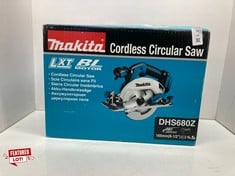Lot 24  
            Edinburgh SR24 - Delivery Only 

                
MAKITA DHS680Z 18V LI-ION LXT 165MM BRUSHLESS CIRCULAR SAW 18+ ID REQUIRED: LOCAT...