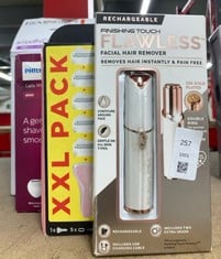 Lot 257  
            Edinburgh SR24 - Delivery Only 

                
QUANTITY OF HEALTH & BEAUTY ITEMS TO INCLUDE FINISHING TOUCH FLAWLESS NEXT GENERA...